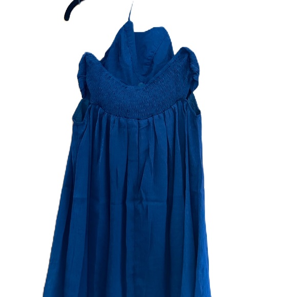 BNWT Umgee Jacquard Print Sleeveless Halter Neck Tie Back Dress. Size small - Picture 4 of 6